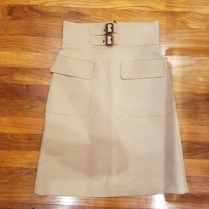 👜 Zara High Waisted Skirt with Buckles
